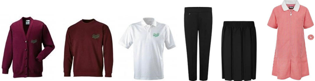 A picture of uniform for Year 3, 4 and 5.